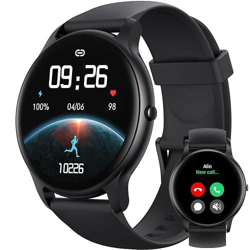 Parsonver Smart Watch for Men Women(Answer/Make Calls), HD Screen Fitness Tracker IP68 Waterproof 100+ Sport Modes, Heart Rate Sleep Monitor, Pedometer, Smartwatch for Android Phones/iPhone Compatible - Image 1