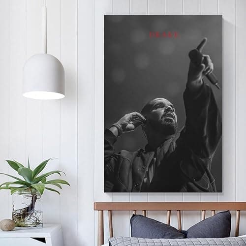 ZANLIART Drake Album Cover Canvas Print Music Poster for Room Aesthetic Unframe:20x30inch(50x75cm) thumbnail 4