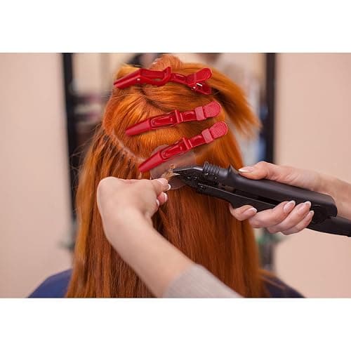 Ondder 24 Pcs Red Large Alligator Hair Clips for Styling Sectioning, Pro Salon Clips for Hair Coloring Cutting, Hair Styling Accessories for Women thumbnail 3