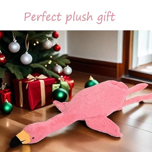 Huniupore 74.8in Flamingo Stuffed Animal Plush Pillow Cute Giant Flamingo Plush Toy Plush Soft Hugging Pillow Stuffed Animal Gift for Kids Birthday thumbnail 6