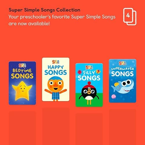 YOTO Super Simple Songs Collection – 4 Kids Musical Cards for Use with Player & Mini All-in-1 Audio Device, Educational Screen-Free Listening with Fun Singalong Music for Playtime Parties Travel thumbnail 2