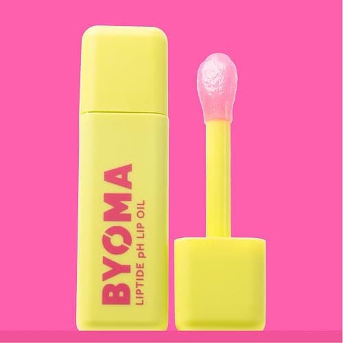 BYOMA Liptide pH Lip Oil (5ml) Glossy, Non-Sticky Gloss with pH Adaptive Tint - Reduces the Appearance of Fine Lines - Softens, Plumps, Hydrates thumbnail 5