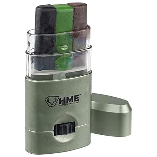 HME 3 Color Camo Face Paint "Mess-Free" Application Stick - Long-Lasting Easy-to-Use Concealment Makeup for Hunting thumbnail 4