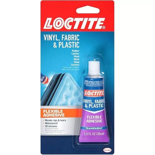 Loctite 1360694 Vinyl Fabric & Plastic Repair Flexible Adhesive, 1 oz, Clear - Image 1