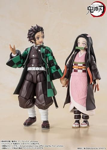 TAMASHII NATIONS - Demon Slayer: Kimetsu no Yaiba - Tanjiro Kamado S.H.Figuarts Action Figure | Demon Slayer Kimetsu No Yaiba 6 Inch Action Figure S.H. Figuarts - Tanjiro Kamado thumbnail 9