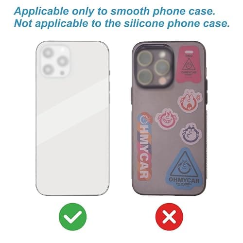 PATIKIL 2 Pack Suction Phone Case, Back of Phone Suction Grip Suction Cup Phone Case Silicone Double Sided Mount Strong Grip Holder for Phone Case Videos, White thumbnail 7
