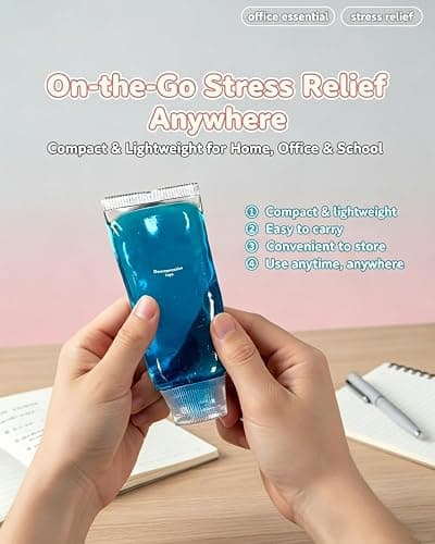 Toothpaste Squishy Toy, Cute Slow Rising Squeeze for Adults Office Home Desk, Stress Relief Sensory Toy Slow Rebound, Gift for Party Favors(Pink) thumbnail 3