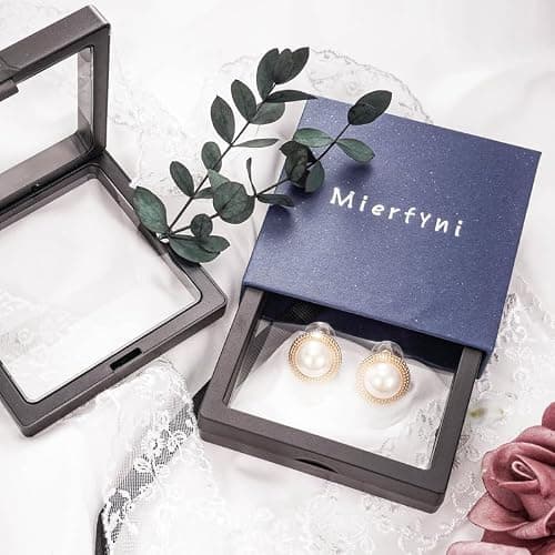 Mierfyni Pearl Stud Earrings for Women, Faux Large Gold Pearl Earrings Studs, Dainty White Big Pearl Earrings Pearl Statement Earrings Gold Studs thumbnail 6