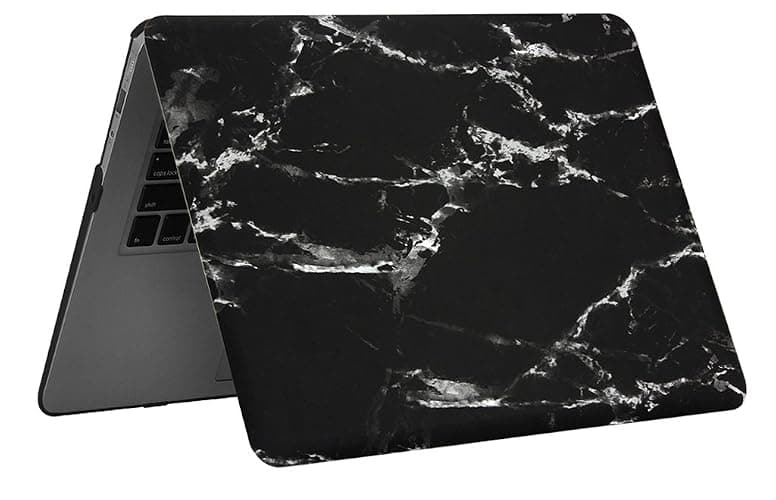 UESWILL Marble Pattern Hard Shell Case Cover Compatible with 2010-2017 Release MacBook Air 13 inch Model A1466 / A1369 (No Touch ID), (Black/White) thumbnail 8