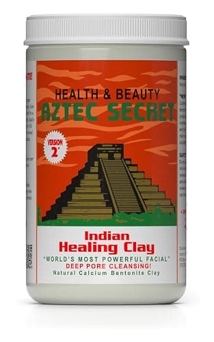Aztec Secret – Indian Healing Clay 2 lb – Deep Pore Cleansing Facial & Body Mask – The Original 100% Natural Calcium Bentonite Clay – New Version 2 - Image 1