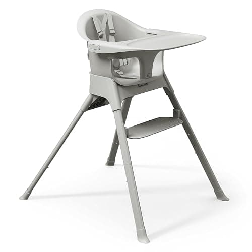 Mompush Olli 7-in-1 Convertible High Chair for Babies and Toddlers | BPA-Free Food-Safe Plastic, Easy to Clean, 100% Removable and Washable, 1-Second Click-In Design, Easy-Fold Storage - Image 1