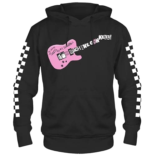 2Bhip Machine Gun Kelly Hoodie Tickets Downfall Front & Back Print Adult Hooded Sweatshirt Music Graphic Print - Image 1