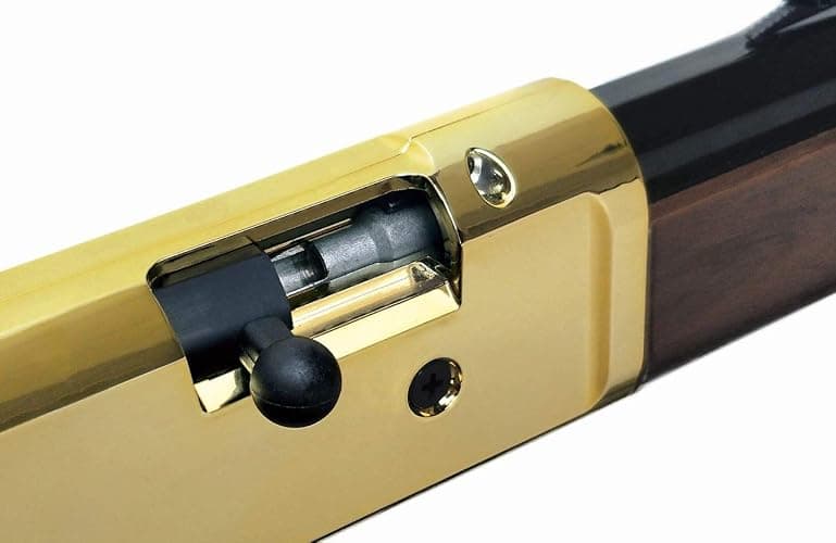 Barra Airguns 1866 Cowboy Series Lever Action Air Rifle - Multi Pump Powered - Shoots .177 Caliber Pellets and BBS, 800 FPS - Pellet Guns for Adults and Kids - Gold Air Rifle thumbnail 4