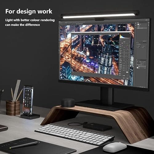 Xiaomi Mi Computer-Monitor-LED-Lichtleiste, kabellose Steuerung, einfache Installation, zusätzliche Computer-Beleuchtung, ohne Platz auf dem Schreibtisch zu beanspruchen thumbnail 4