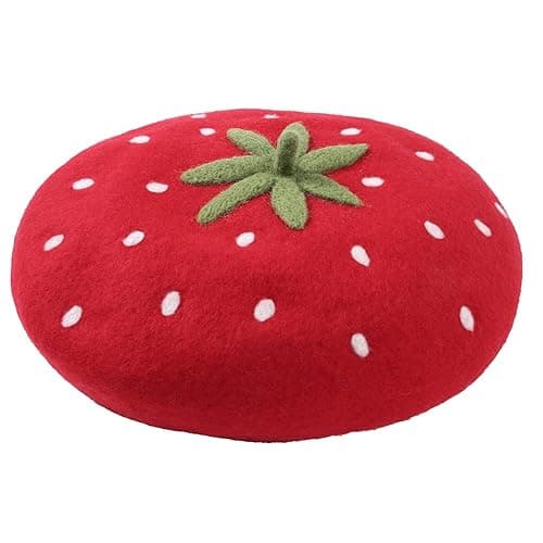 Zasy Casual Wool Beret Hat Classic French Artist Beanies Handmade Cap for Women - Image 1