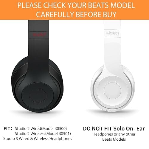Replacement for Beats Studio 3 Replacement Ear Pads Grey, Beats Studio Wireless Replacement Ear Pads Earpads for Beats Studio 3 Beats Studio 2,Beats Studio 3 Wireless Ear Cushions (Titanium Grey) thumbnail 7