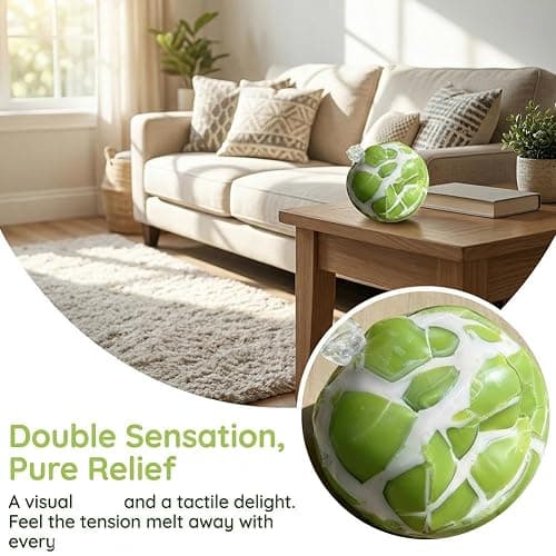 Wax Cracking Squishies,Cracking Wax Ball Squishies | Soft Chocolate moldable Stress Balls with Crackable Texture, Slow Rising Sensory Balls for Adults thumbnail 3