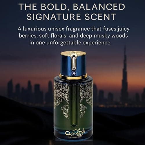 BlueBerry Musk Unisex Perfume, Long Lasting Cologne for Men and Women 3.4 Fl. Oz. Eau de Parfum Natural Spray thumbnail 7