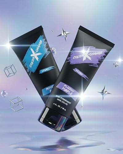 Color X-Change Semi-Permanent Hair Color - Mood of Blue - Vegan, PPD & Ammonia-Free thumbnail 12