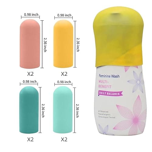 TRANOMOS 8 Pack Silicone Bottle Covers, Travel Essentials for Women Men, Travel Size Toiletries, Cruise Ship Essentials, Accessories Luggage, Travel Must Haves, Elastic Sleeves for Leak Proofing - 8PCS thumbnail 8