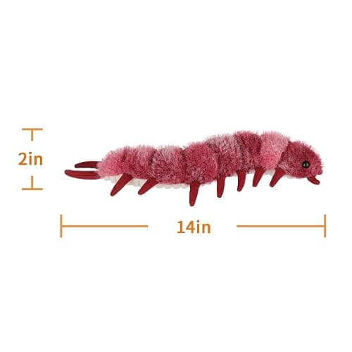 Apricot Lamb Insect Toys Plush Devil Centipede Stuffed Animal Soft Cuddly Perfect for Kids thumbnail 3