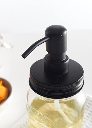 Kilner Liquid Soap & Lotion Dispenser 500ml Glass Jar with Stainless Steel Pump – Durable, Perfect for Kitchen and Bathroom Use thumbnail 4