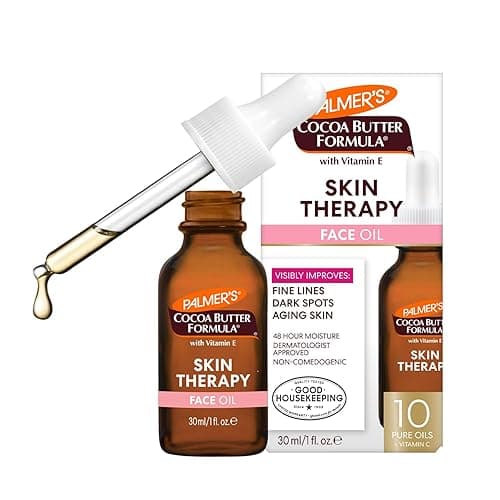 Palmer's Cocoa Butter Formula Moisturizing Skin Therapy Oil for Face with Vitamin E, C & 10 Pure Facial Oils Blend, Rosehip Oil Fragrance, 1 Ounce - Image 1