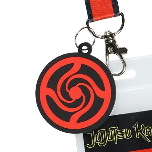 Jujutsu Kaisen Manga Lanyard Chibi Gojo Itadori Breakaway ID Badge Holder with Rubber Charm Anime Merch thumbnail 3