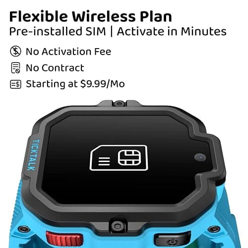 TickTalk 5 Kids Smart Watch with GPS Tracker, Voice & Video Calling, Texts, SOS & Parental Controls | Safe 4G LTE Smartwatch with Free Music, Reminders & School Mode for Boys & Girls Ages 3-12 thumbnail 9