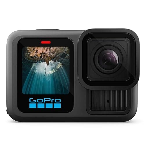 GoPro HERO13 Black - Waterproof Action Camera with 5.3K60 Video, 27MP Photo + Compatability with HB-Series Lenses - H13