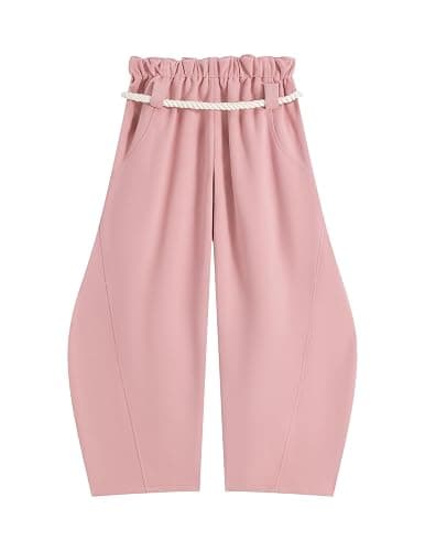 Aelfric Eden Super Baggy Barrel Sweatpants Wide Leg Pants for Women Men Casual Elastic Waist Unisex Lantern Trouser Pants thumbnail 2