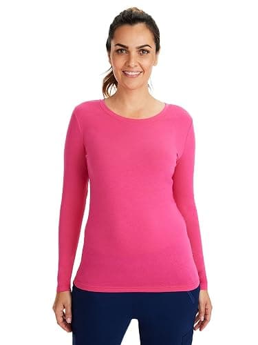 Healing Hands Women's Underscrub Soft Knit Melissa Longsleeve Scrub Tee with Breathable & Easy Care Fabric 5047 - Image 1