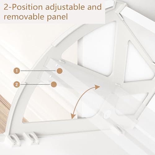 LYNSOM Shoe Cabinet, Free Standing Tipping Bucket Shoe Rack Organizer with 2 Flip Drawers, Modern Entryway Shoe Storage with Top Display, Narrow Slim Hidden Shoe Cabinet (White) thumbnail 6