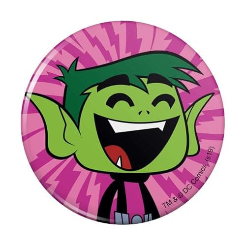 Teen Titans Go! Beast Boy Pinback Button Pin - Image 1