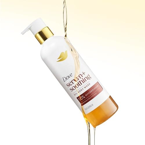 Dove Serum+ Soothing Oil Body Wash, Almond & Oil Sandalwood, 15.3 fl oz | Soothing Hydrating Cleanser with Sandalwood thumbnail 7