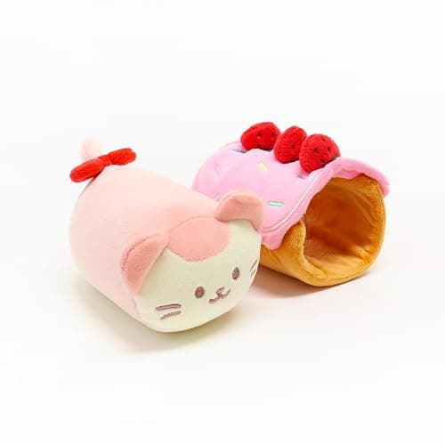 Anirollz Kittiroll Plush in Roll Cake Outfitz – Kawaii Stuffed Animal with Removable Costume – Cute Squishy Plush Toy Gift for Girls & Kids thumbnail 6