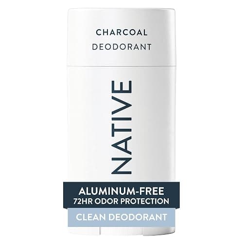 Native Deodorant | Natural Deodorant for Men, Aluminum Free with Baking Soda, Probiotics, Coconut Oil and Shea Butter | Charcoal - Image 1