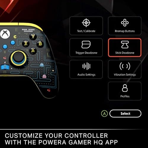 PowerA Wireless Controller for Xbox Series X|S - PAC-MAN SE, hall effect thumbsticks, low latency wireless, officially licensed, works with Xbox One and Windows 10/11 thumbnail 7