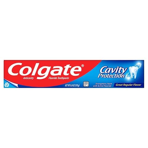 Colgate Cavity Protection Toothpaste with Fluoride, Minty Great Regular Flavor, Anti Cavity Toothpaste, 6 Oz Tube thumbnail 8