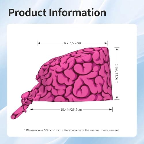 Working Cap Breathable Unisex Women Men Elastic Bandage Tie Back Hats Scrub Nursing Doctor Surgeon Cap thumbnail 6