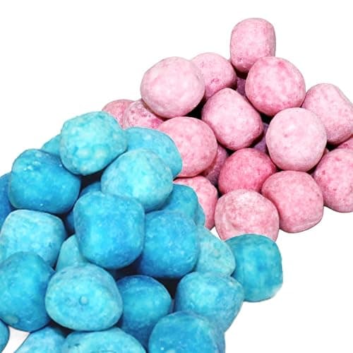Eiffel Bon Bons Variety 2 Pack, 4 Ounce Each (Pack of 2) Blue Raspberry & Strawberry, Chewy Candy Snack, The Hampton Popcorn & Candy Company thumbnail 2