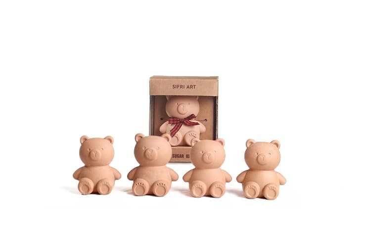 Sifri Art Brown Sugar Keeper 3D – Terracotta Clay Bear Softener, Unique Moisture Holder for Baking Essentials Like Cookies, Marshmallows, Herbs – Cute Kitchen Storage and Freshness Saver thumbnail 8
