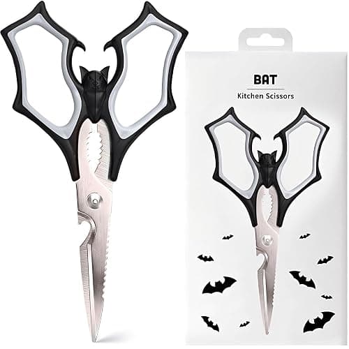 Halloween Kitchen Scissors Gothic Decor: Halloween Decorations Gothic Kitchen Bat Scissors Spooky Tool Cute Design Halloween Decor Gifts - Image 1