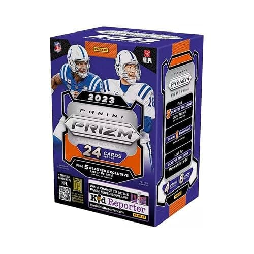 2023 Panini Prizm Football Blaster Box (6 Count Pack of 1) - Image 1