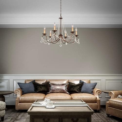 Livex Lighting 6516-71 Pennington 6 Light Chandelier, Hand Applied Venetian Golden Bronze thumbnail 4