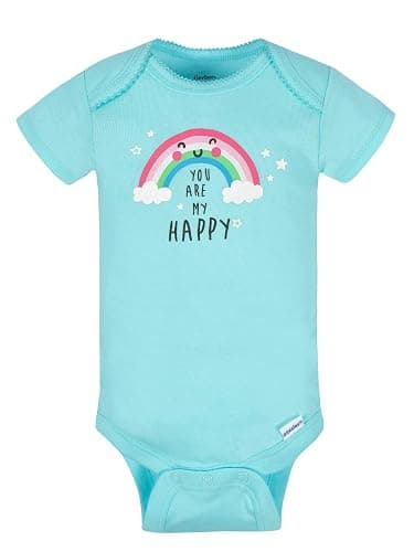 Gerber Baby Girls' 8-pack Short Sleeve Onesies Bodysuits thumbnail 3