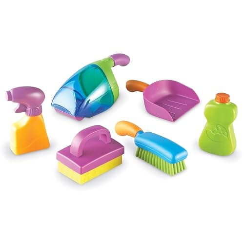 Learning Resources New Sprouts Clean It! Toddler Playset, Pretend and Learn, 6 Pieces, Ages 2 + - Image 1