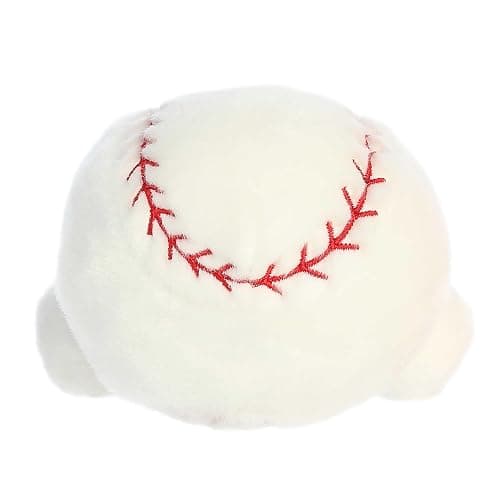 Aurora® Adorable Palm Pals™ Slugger Baseball™ Stuffed Animal - Pocket-Sized Play - Collectable Fun - White 5 Inches thumbnail 4