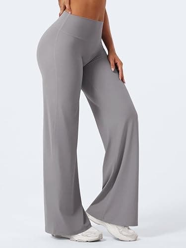 YEOREO Ease Workout Leggings Womens Straight Leggings Eddiy Gym Yoga Pants | 29"/31.5"/33"/35",No Front Seam,High Waist,Buttery,Booty Lifting,Wide Leg thumbnail 8