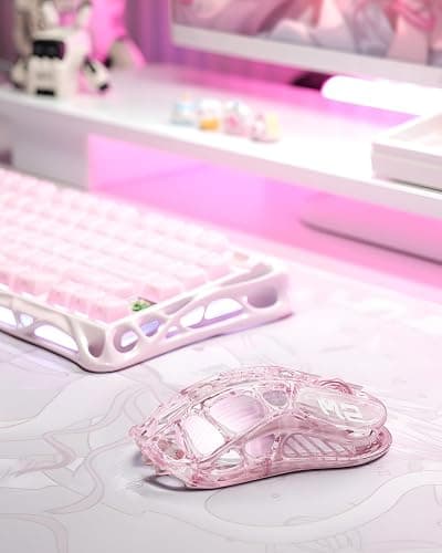 GravaStar Mercury M2 Wireless Gaming Mouse, Hollowed-Out Design | 26,000 DPI, PAW3395DM Sensor, 79g Lightweight, 5 Programmable Buttons, 5 Dynamic Lightsync RGB thumbnail 2